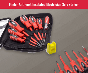 Finder AntiRust Electricians Screwdriver Set