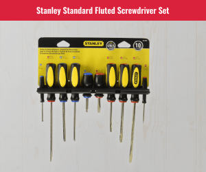 Stanley Standard Fluted Screwdriver Set