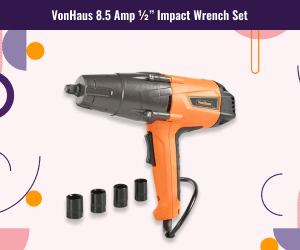 VonHaus Corded Impact Wrench Set