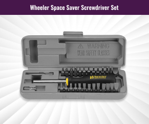 Wheeler Space Saver Screwdriver Set