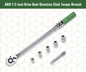 AKM Drive Dual Direction Click Torque Wrench